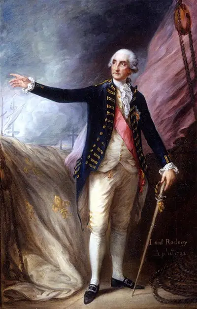 George Brydges Rodney Admiral of the White Thomas Gainsborough